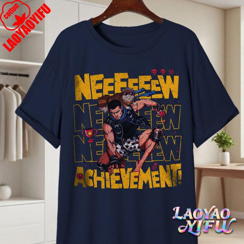Donut and Carl Men Tees New Achievement Dungeon Crawler Carl Cotton Shirt Gift for Crawlers Book Series Fan Merchandise Clothing S