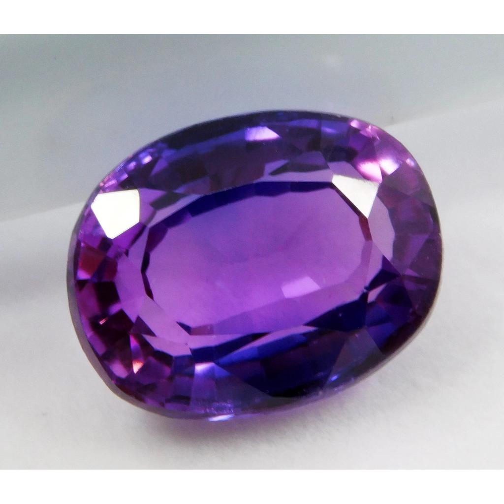 Certified Rare 9.60 Ct Natural Purple Sapphire Oval Cut Loose Gemstone