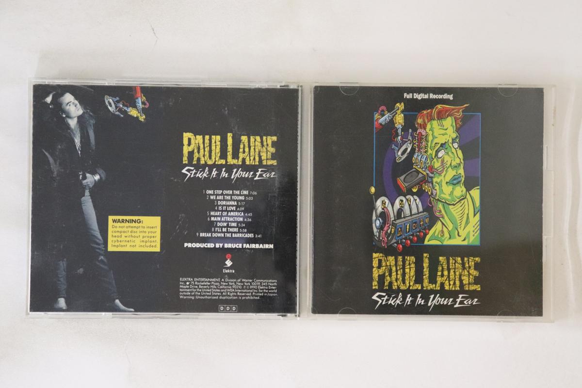 

CD PAUL LAINE - Stick It In Your Ear WPCP3525 Elektra 1990 Japan Rock Used