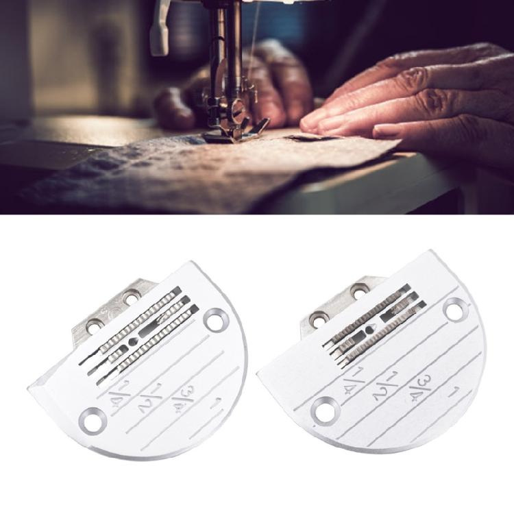 Scaled Needle Plate and Feed Dog Set for Thin and Thick Fabric Sewing Machine Needle Plate and Feed Dog Replacement