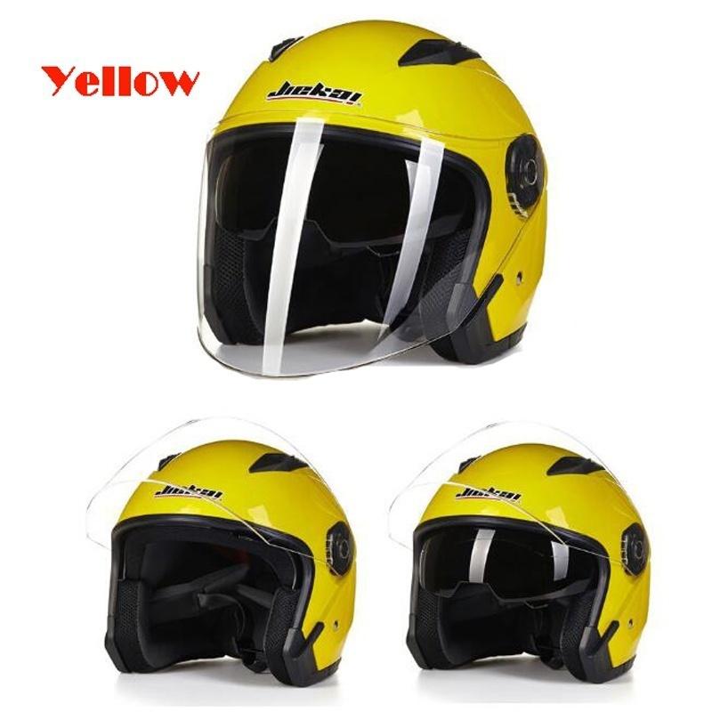 High Quality Motorcycle Helmets Electric Bicycle Helmet Open Face Dual Lens Visors Men Women Summer Scooter Motorbike Helmet Dot
