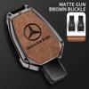 CRX1 Leather Car Key Case Cover Shell Fob For Mercedes Benz A B C E Class GLS GLA GLK GLC CLS CLA W204 W205 W212 W463 W176 Accessory