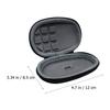 KESYOO Mouse Protective Case, EVA Portable Wireless Mouse Storage Case, 12.0 x 8.5 x 5.6 cm, Shockproof and Durable, Ideal for Travel and Home Use