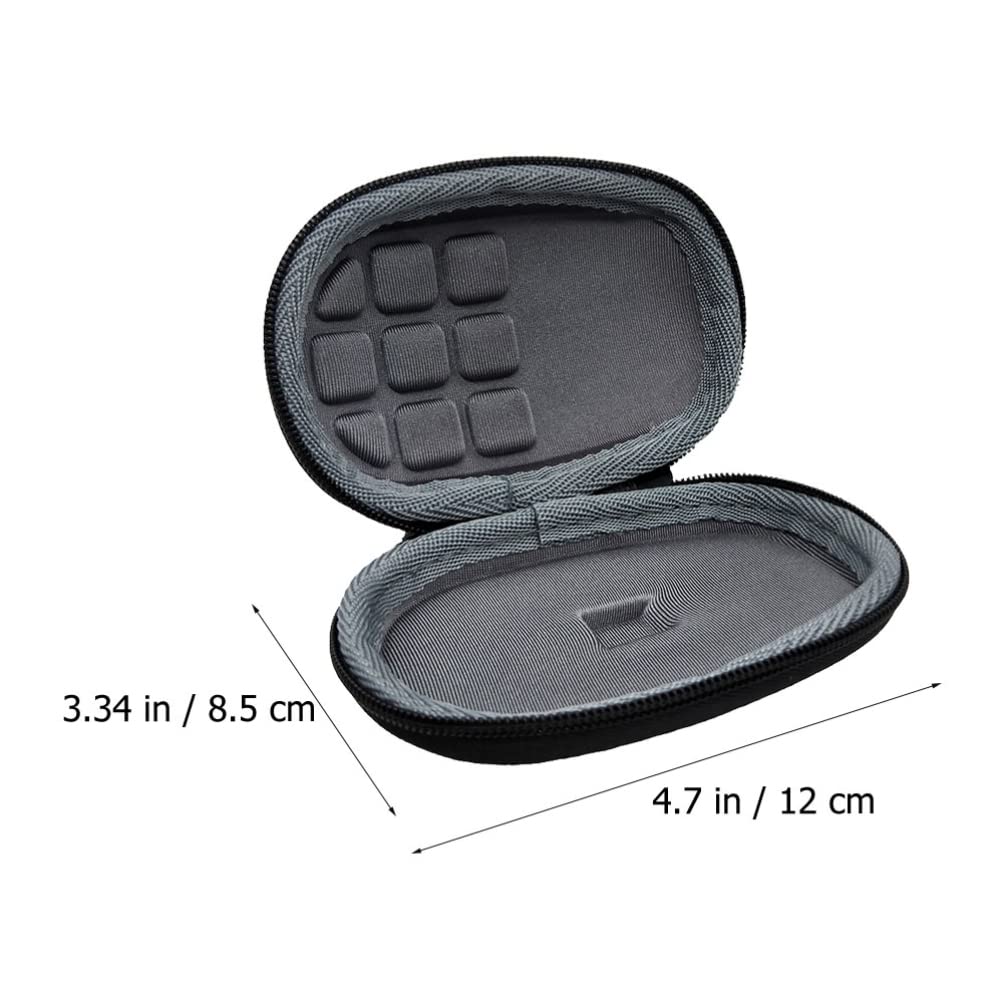 KESYOO Mouse Protective Case, EVA Portable Wireless Mouse Storage Case, 12.0 x 8.5 x 5.6 cm, Shockproof and Durable, Ideal for Travel and Home Use