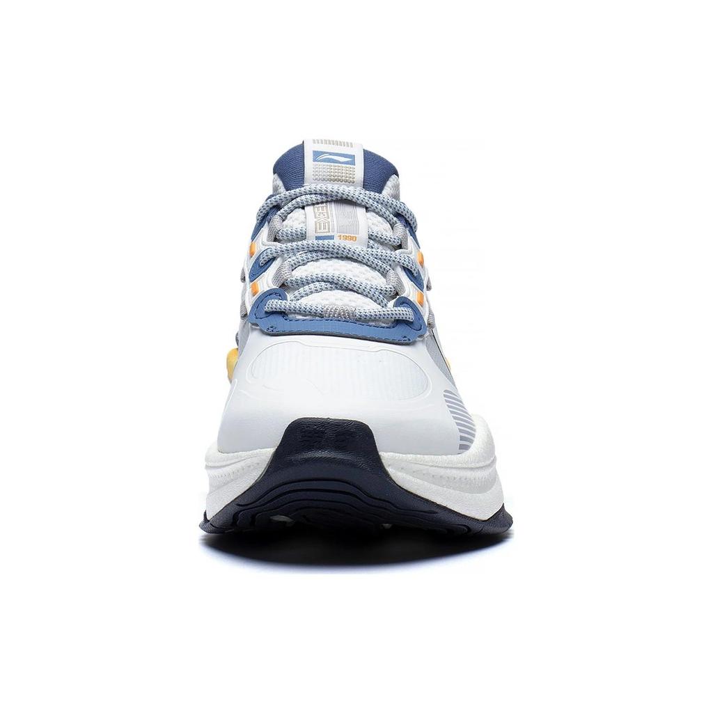 Li Ning Exceed 5 Trendy Cushioning Slip Resistant Abrasion Resistant Lightweight Low top Casual Shoes Men's Mist White AGLS173-1