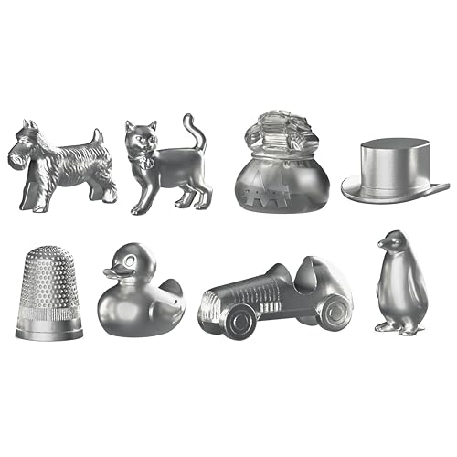 Hasbro Monopoly Brettspiel, Klassisches Spiel mit Aufbewahrungsschale und großen Spielfiguren, Ab 8 Jahren, 2-6 Spieler, G0009