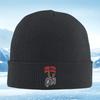 Motorcycle with Flames Loud Pipes Men Women Unisex Knitted Hat Beanie Pullover Cap Winter Thermal Warm Christmas Outdoor Cycling
