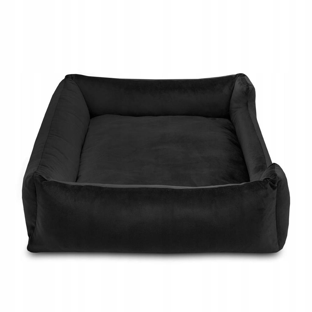 Legowisko classic premium dla psa czarne materiałowe spanie huggy doggy xl