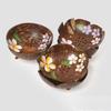 Creative Country Style Coconut Shell Bowl DIY with Hole Coconut Tray Storage Candy Dessert Bowl Ornaments