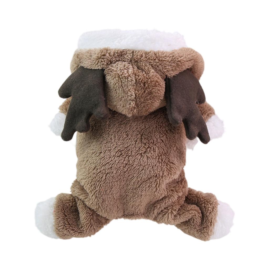 Felpa con cappuccio per cane di Natale, Magliette per cani Felpa per animali domestici Abbigliamento