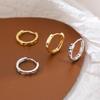 Starflower Earrings for Women Simple Hoop Ear Cuffs Versatile Personality High-End Niche Accessories