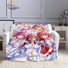 Comic The Quintessential Quintuplets Cashmere Blanket Sexy Anime Girl Flannel Blanke Portable Warm Camping  Soft skin