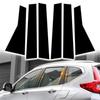 Window Pillar Posts Door Trim Cover Kit For Honda CRV 2017- CR-V Gloss Black