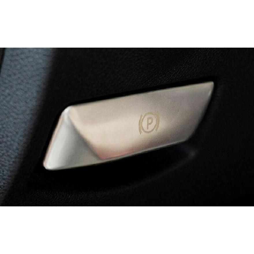 Silver Titanium Emergency Brake Switch Panel Trim Fit For Benz 2007-2014 C-Class