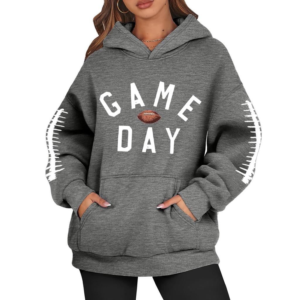 Womens Hoodies Oversized Sweatshirts Long Sleeve Casual Pullover Hooded Sweatshirt Tops