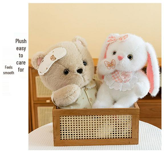 Cute Lop-eared Rabbit Plush Pillow - Soothing Sleep Companion for Kids
