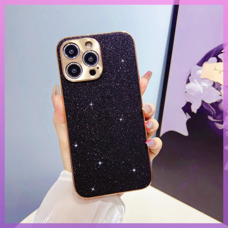 Glitter Electroplating Is Suitable for Apple 13 Phone Cases, 14promax Star Diamond High-end Feel, IPhone12 Anti-drop 11