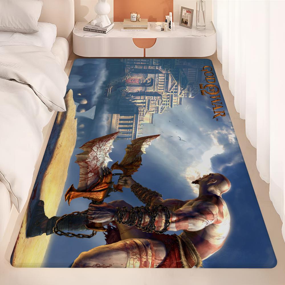 God Of War Video Game Kitchen Mat Cheaper Anti-slip Modern Living Room Balcony Printed Modern Home Decor