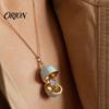 Unique Birth Month Gift Openable Oval Pendant Necklace, Dainty Flower January To December Necklace Birthday for Mom Wife Girlfriend Comfortable Charm