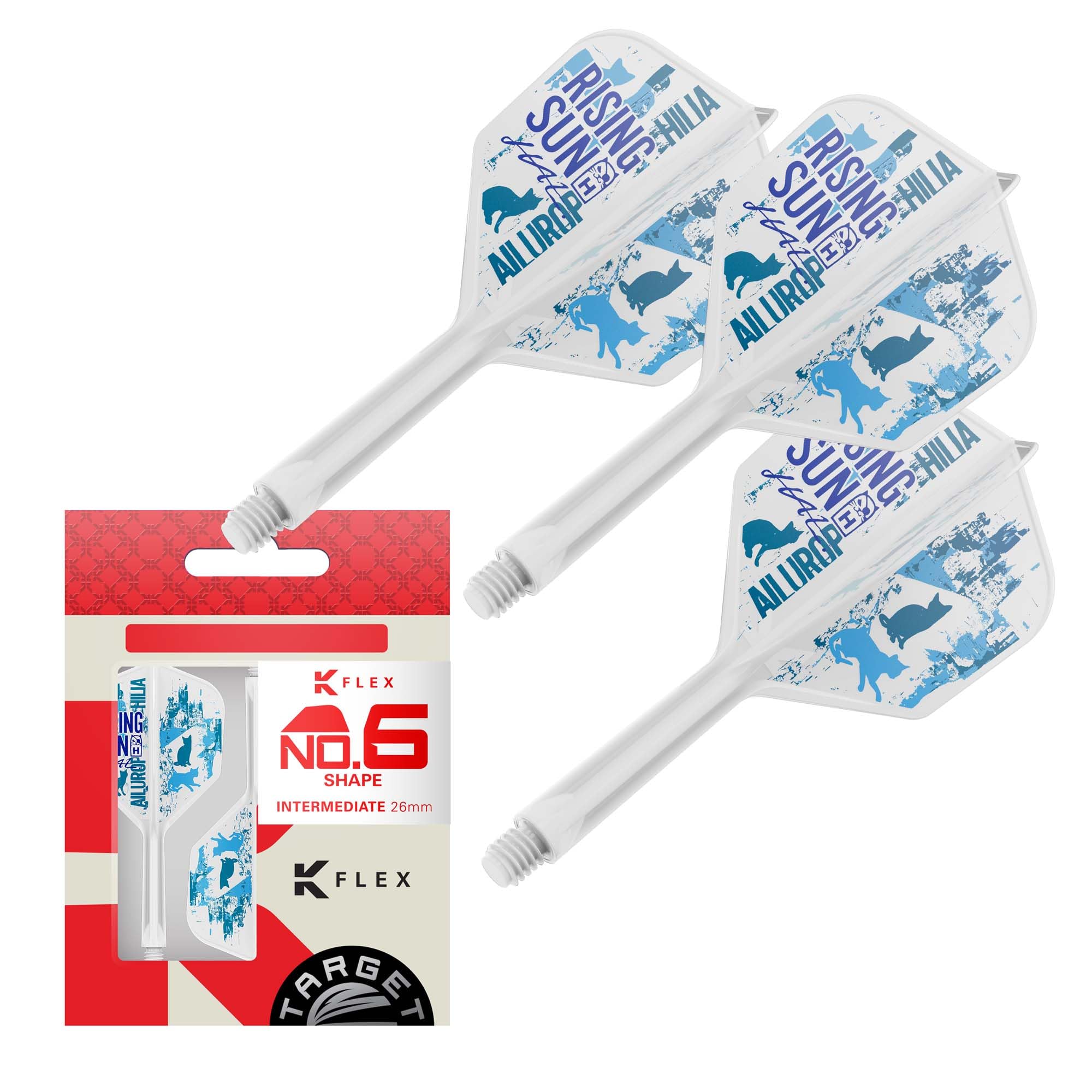 

Target Japan RISING SUN G2 FLIGHT Haruki Muramatsu Player Pack of Darts Accessories HARUKI K-FLEX K-Flex Model, 3, (K-FLEX MURAMATSU)