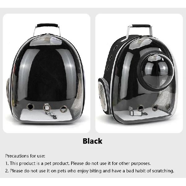Portable Cat Pet Carrier Backpack Transparent Capsule Bubble Pet Backpack Small Animal Puppy Kitty Breathable Carrier for Travel