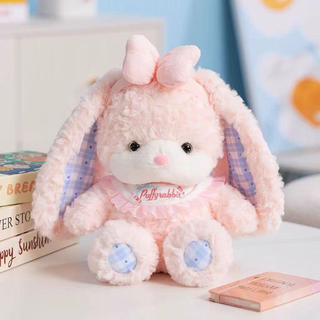 Cute Teddy Bear & Rabbit Doll Plush Toy for Girls - Claw Machine Gift