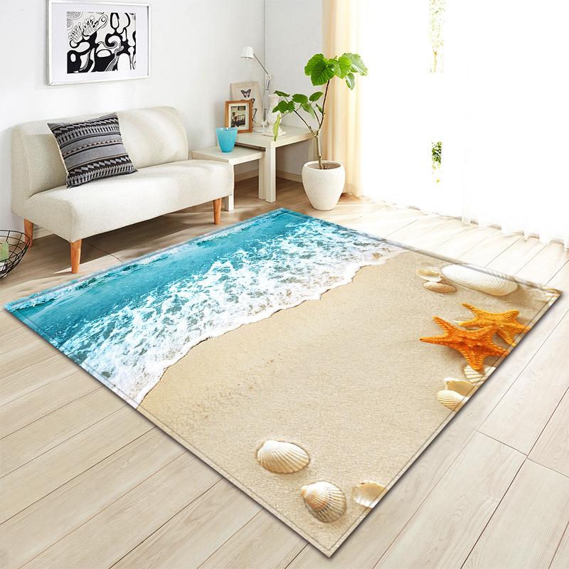 Living Room Bedroom 3D Three-Dimensional Network Carpet Floor Mat