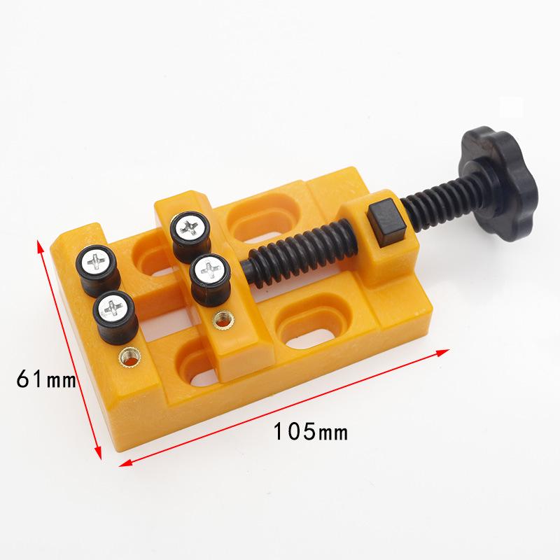 Aluminum Alloy Mini Bench Vise for Carving Walnuts, Bodhi, and Olive Wood