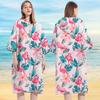 Erwachsenen Badeponcho mit Kapuze, Schwimm- und Strandtuch, Mit Reißverschluss, Geeignet für Schwimmen und Strandurlaube