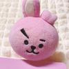 [USED] BT21 COOKY Lying Down Plush Toy Keyring Mascot
