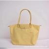 Embroidered Spliced Dumpling Tote Bag – Large Capacity Commuter Handbag
