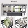 Adjustable Stainless Steel Over-Sink Dish Drying Rack