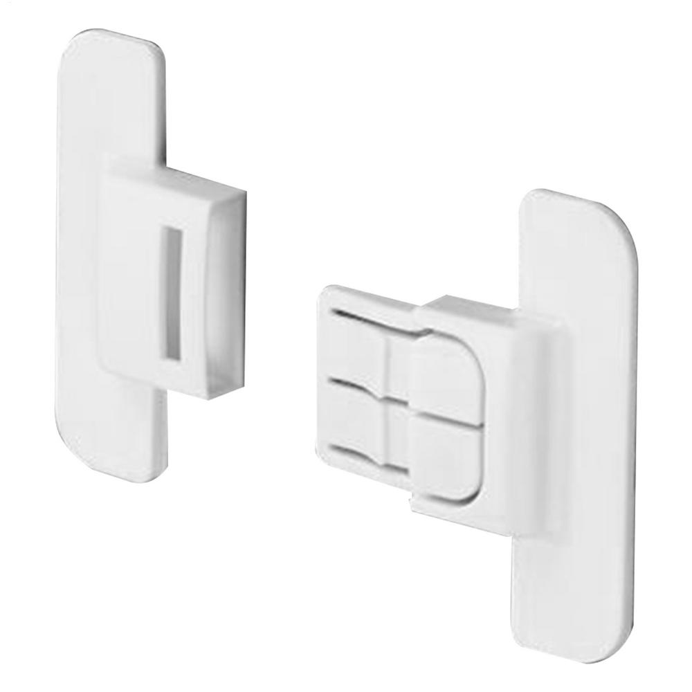 

Замки для холодильника для холодильника Самоклеящийся доводчик для холодильника Фиксированная пряжка для защиты Дети Взрослые Дом Автодом Стеклянные шкафы белый