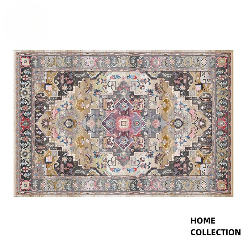 Retro Amerykański Europa Bohe Dywan Salon Sypialnia Przyłóżkowy Balkon Kuchnia Mata pod drzwi wejściowe Antypoślizgowy Dywan do dekoracji domu