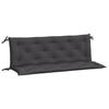 Garden Bench Cushions 2 pcs Anthracite 150 x 50 x 7 cm Oxford Fabric
