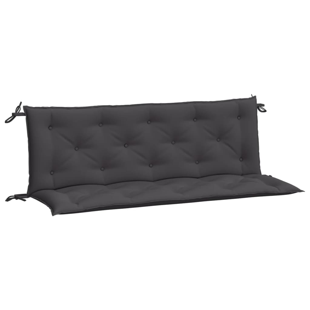 Garden Bench Cushions 2 pcs Anthracite 150 x 50 x 7 cm Oxford Fabric