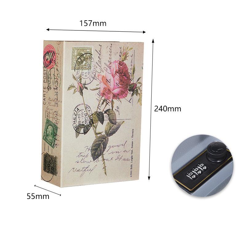 Password Security Safe Lock Cash Money Coin Storage Key Locker Kid Gift Security Mini Dictionary Book Safe Box Money Hide Secret