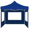 Profi Party Tent Foldable with Walls Aluminum 2*2 M Blue