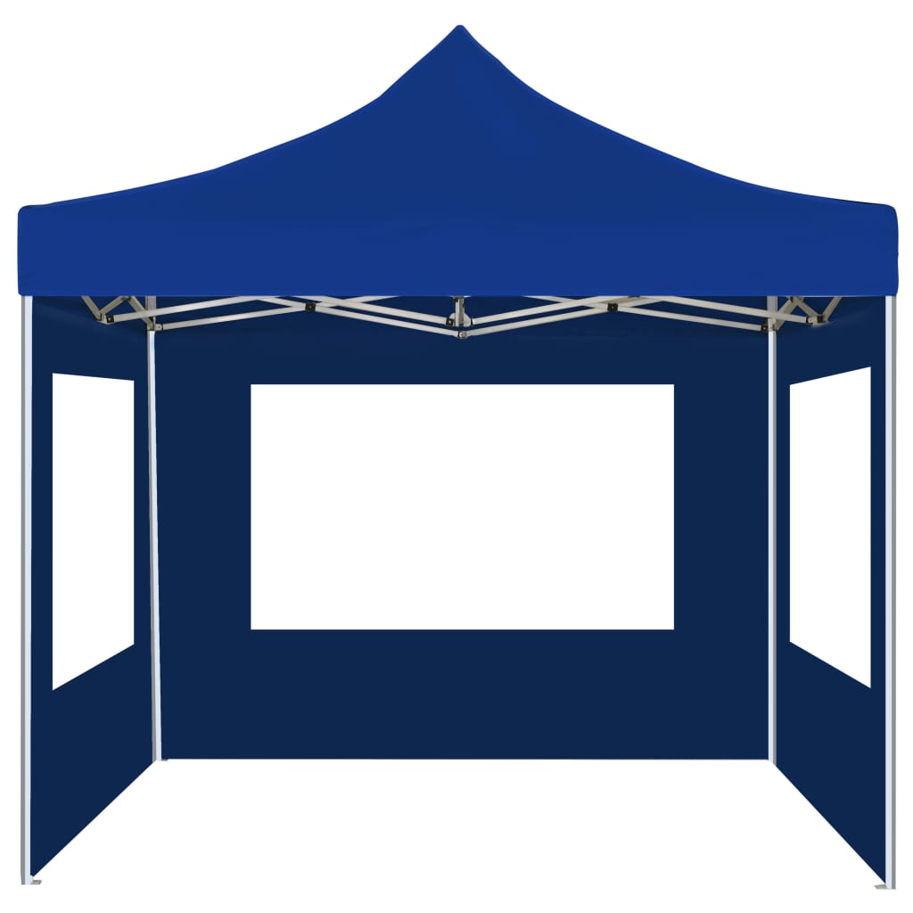 Profi Party Tent Foldable with Walls Aluminum 2*2 M Blue