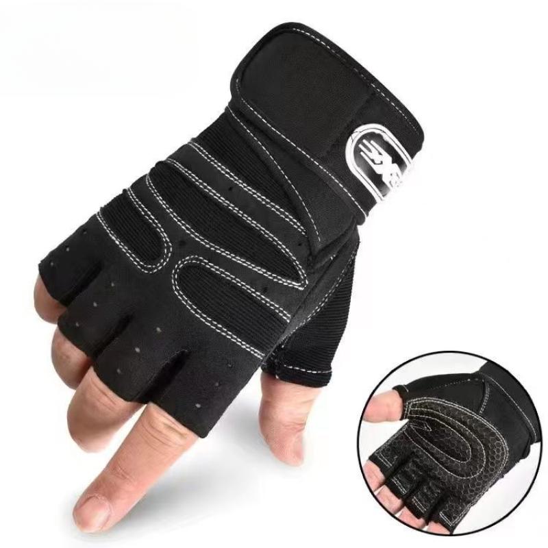 Dumbbell Gloves for Men Women Weightlifting Crossfit Bodybuilding Workout Sports Gym Training Gloves Non-slip Wrist Protector