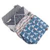 Modern Style Portable Bottle Cover Bags Floral Printing Cotton Linen Cup Bags