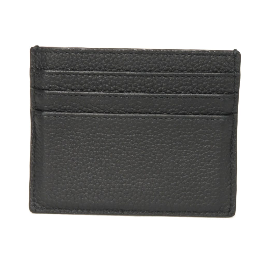Used 10656 CD Icon Card Holder 2ESCH135CDI_H00N 7946 Current Icon Signature Grain Calfskin Pass Case/Business Card Logo