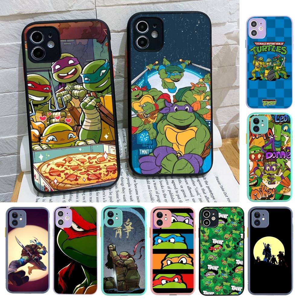 Animated N-Ninja T-Turtles TV Phone Case For IPhone 16e 16 15 14 13 12 11 Pro Max X XS Max Plus Matte Clear