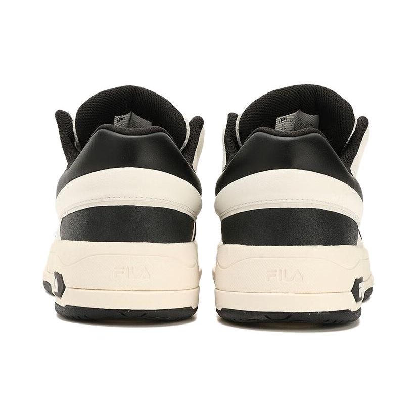 FILA Mix Fabric Synthetic Leather Sports Fashion Comfortable Wear-Resistant Breathable Low-Top Casual Shoes Women sneaker Black White F12W324203FWV