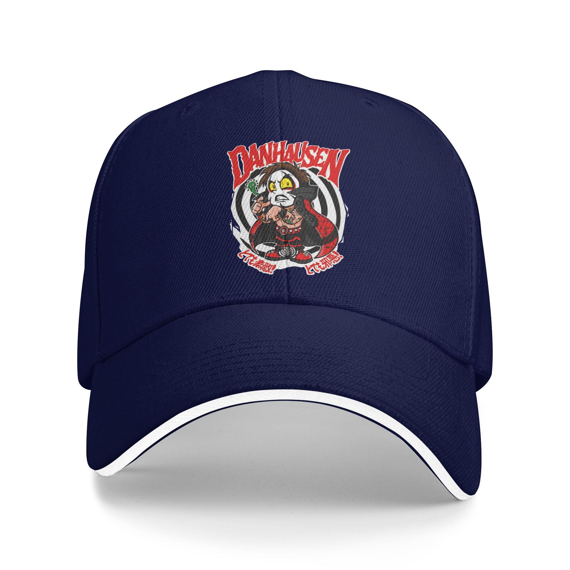 Summer Casual Baseball Cap Danhausen Wrestler Wrestling Very Nice Very Evil Outdoor Gym Trucker Hat For Female Male Snapback Cap One Size темно-синий