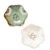 LOTUS LEAF JEWELRY TRAY - Ceramic Ring Holder Small Key Bowl Organizer Dish for Mom Friend Sister Jewelry Not Included 2pcs