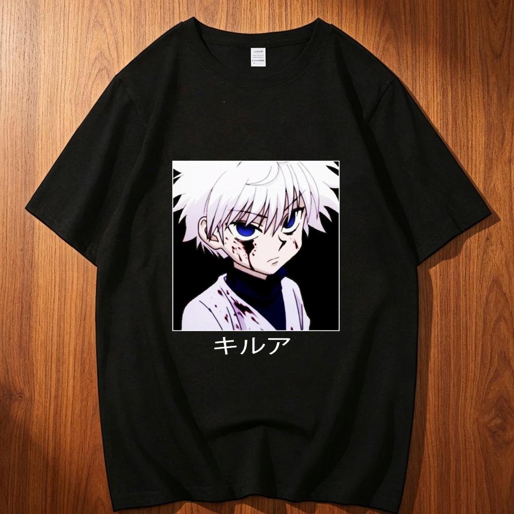 Hunter x Hunter cotton tshirt teen Colorful Punk graphic Pastel University top tees aesthetic Punk Breathable Graphic graphic