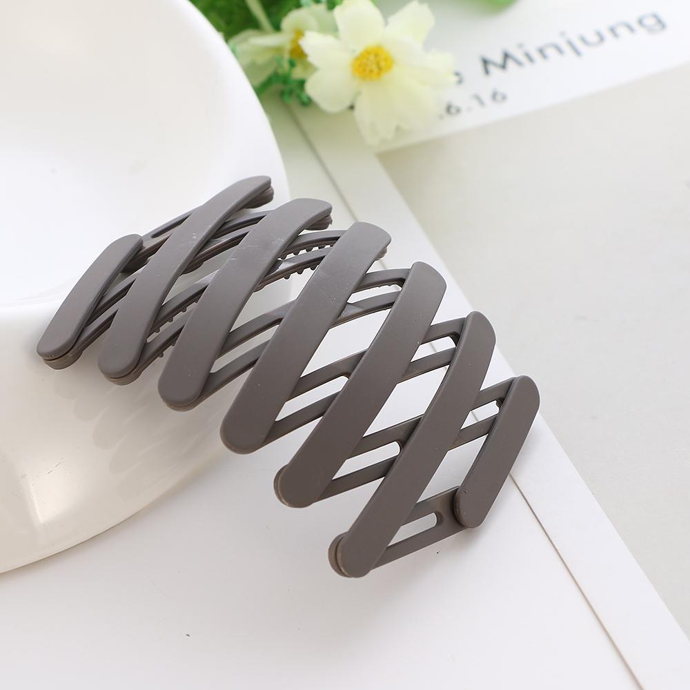 Simple New Telescopic Headband New Portable Folding Hairpin Ladies Non-slip Hairpin Hair Accessories Fashion