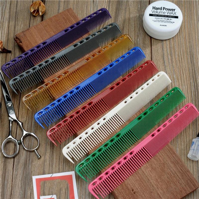 9 Colors Professional Hair Combs Barber Hair Cutting Brush Anti-static Tangle Pro Salon Hairdressing Hair Care Styling Tools
