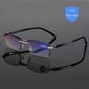 Nye Lesebriller Anti Blue Rays Presbyopia Goggles Dame Vintage Rimless Eyewear